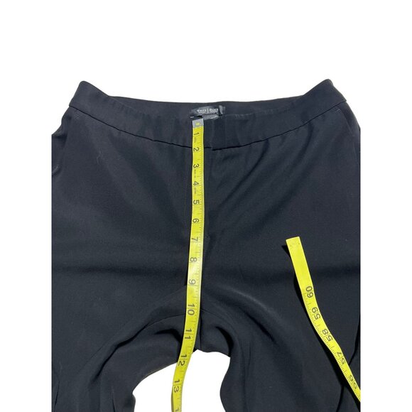 Women's White House Black Market Black Flare Pants Size 8 - Picture 8 of 9